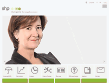 Tablet Screenshot of pensionskasse-shp.ch